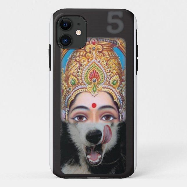 Wolf-Maske Case-Mate iPhone Hülle (Rückseite)