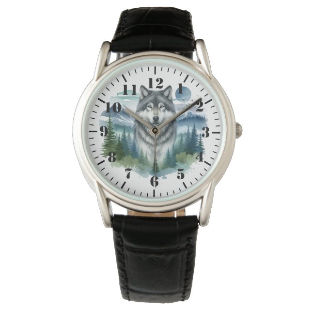 Wolf Men's Armbanduhr (Vorderseite)