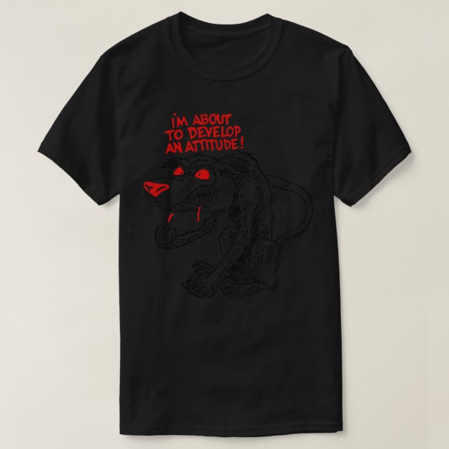 Wolf mit einem Einstellungsproblem T-Shirt (Design vorne)