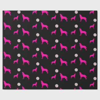 Wolf-Mond Geschenkpapier