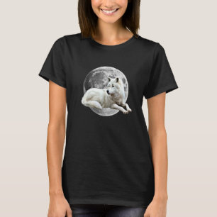 Wolf Mond Motiv Pack Wild Lupus Farbige Wölfe  1 T-Shirt