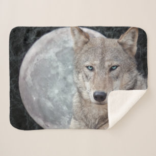 Wolf-Mond Sherpa Decke Sherpadecke