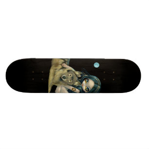 Wolf-Mond-Skateboard Skateboard