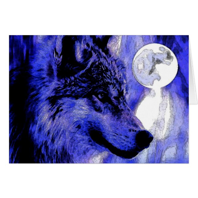 Wolf & Moon (Vorderseite (Horizontal))