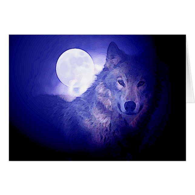 Wolf & Moon (Vorderseite (Horizontal))