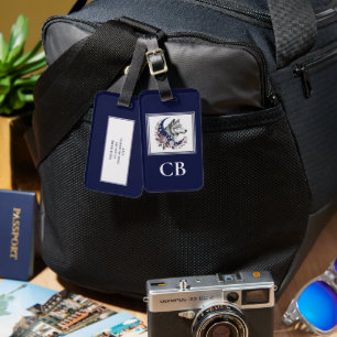 Wolf & Moon Custom Luggage Tag Gepäckanhänger