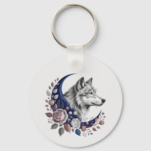 Wolf & Moon Custom Schlüsselanhänger