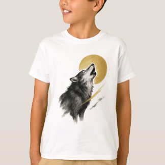 【Wolf Moon Kids T-Shirt】 T-Shirt