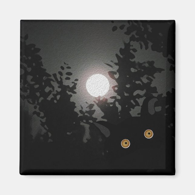 Wolf Moon Magnet (Vorne)