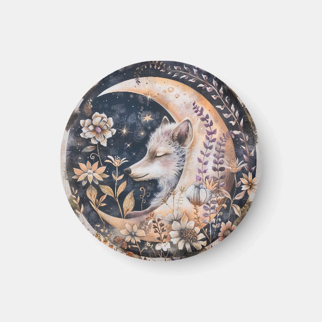 Wolf Moon Magnet (Vorne)