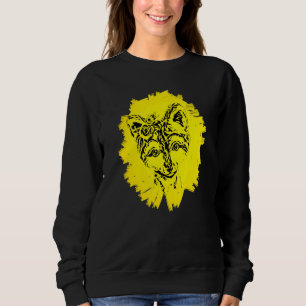 Wolf Moon Motif Pack Wild Lupus farbenfrohe Wolves Sweatshirt