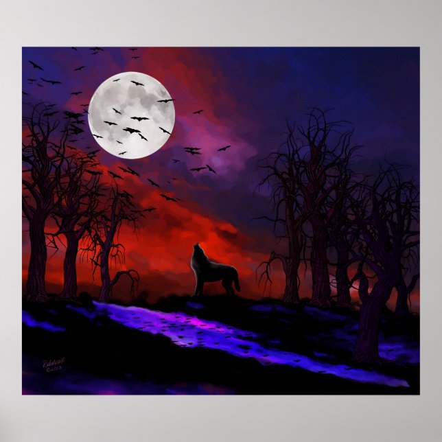 Wolf Moon Poster (Vorne)
