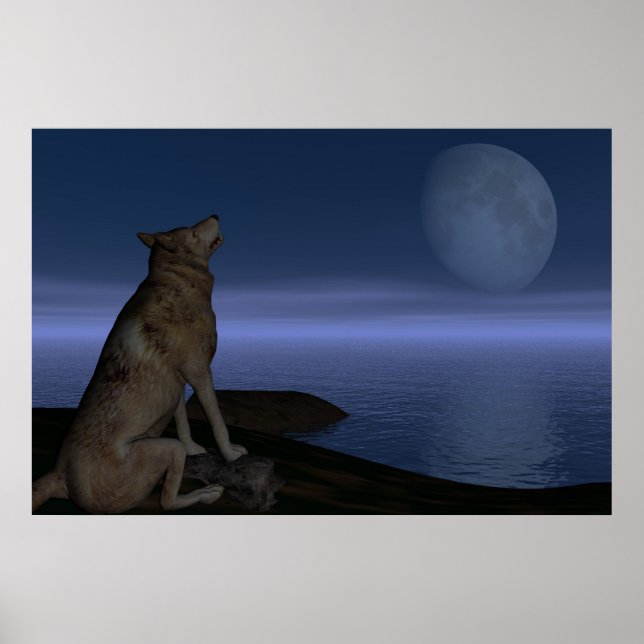 Wolf Moon Poster (Vorne)