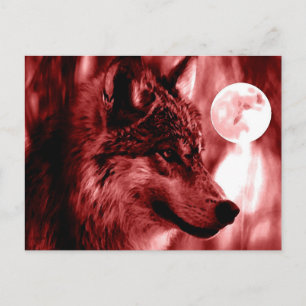 Wolf & Moon Postkarte