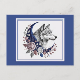 Wolf & Moon Postkarte