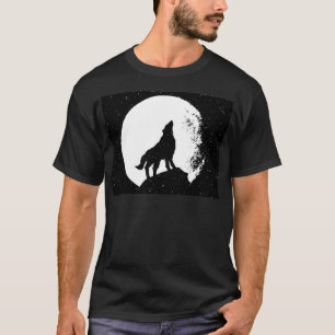 Wolf & Moon Silhoutte T-Shirt