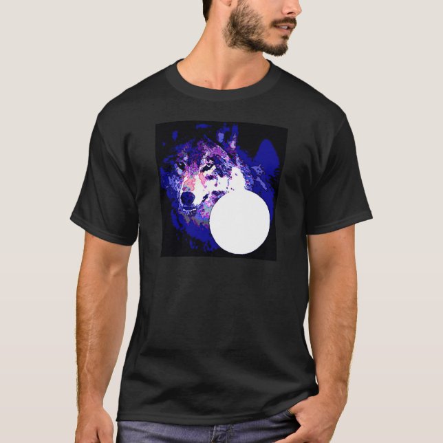 Wolf & Moon T-Shirt (Vorderseite)
