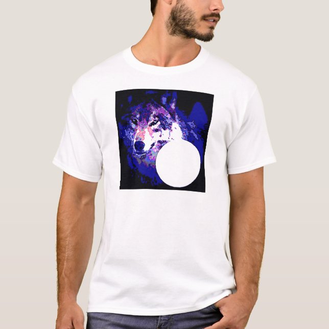 Wolf & Moon T-Shirt (Vorderseite)