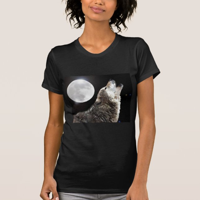 Wolf & Moon T-Shirt (Vorderseite)