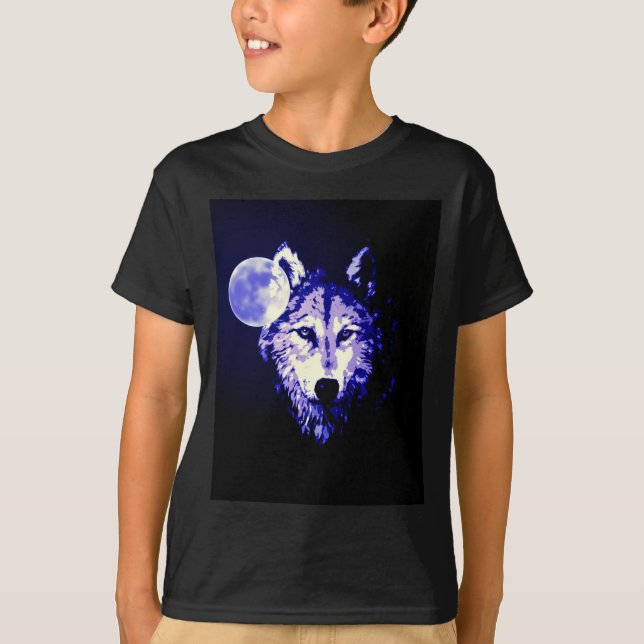 Wolf & Moon T-Shirt (Vorderseite)