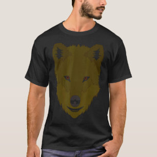 Wolf Motif Predator Face Wolfs T-Shirt