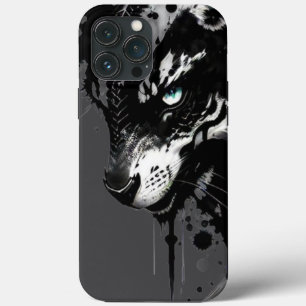Wolf-Motiv-Handyhülle Ein wildes Schwarz-Weiß-Desi Case-Mate iPhone Hülle