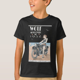Wolf Motorcycles Poster T-Shirt
