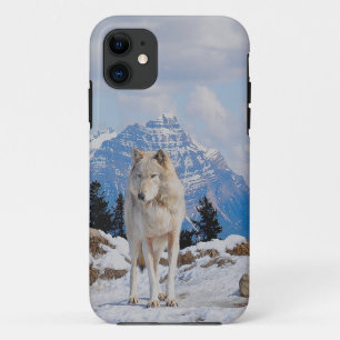 Wolf & Mountain Wildlife Art iPhone 5 Fall Case-Mate iPhone Hülle