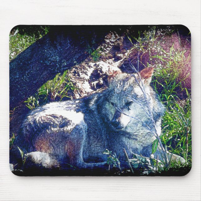 Wolf Mousepad (Vorne)