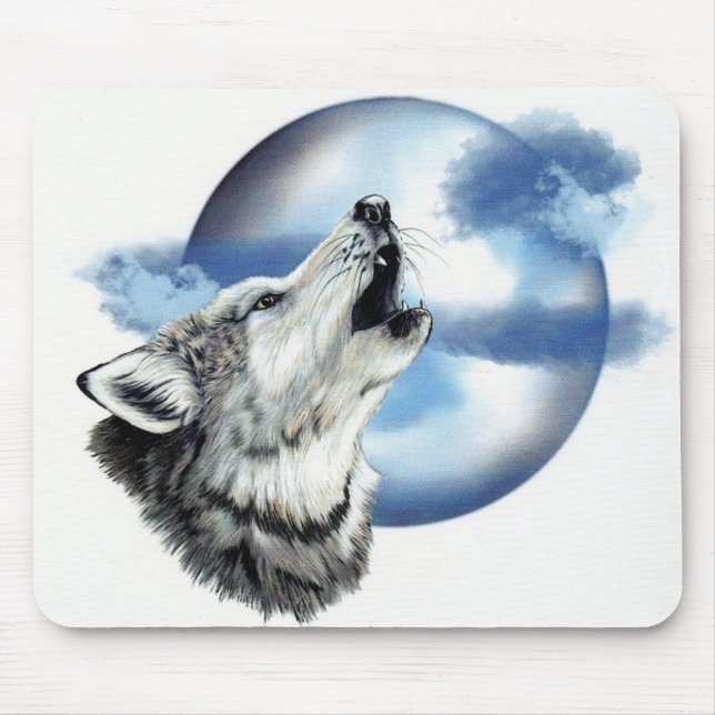Wolf Mousepad (Vorne)