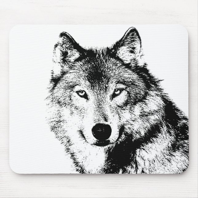 Wolf Mousepad (Vorne)