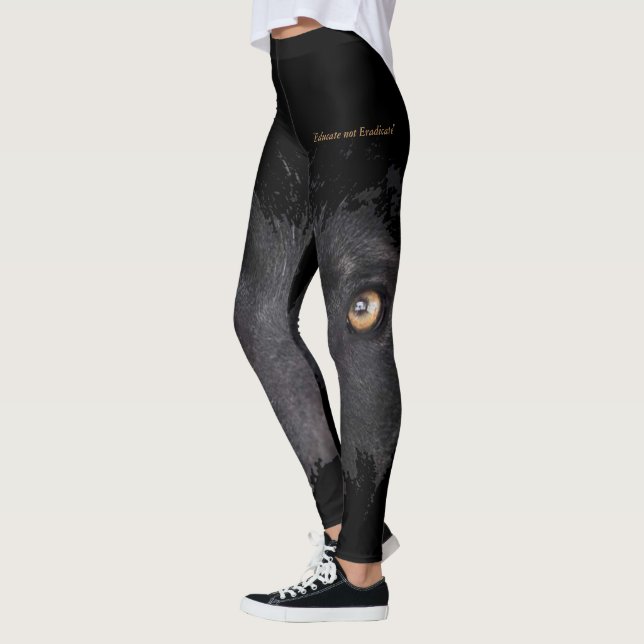 Wolf mustert Leggings (Links)