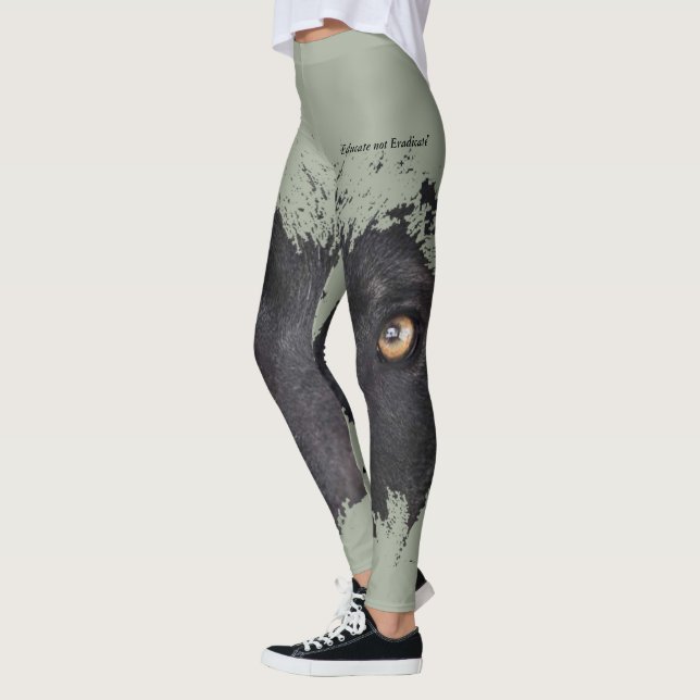 Wolf mustert Leggings (Links)