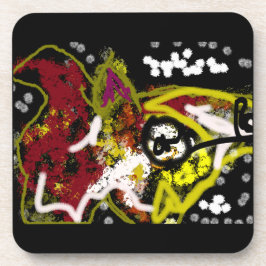 Wolf Nacht Getränkeuntersetzer