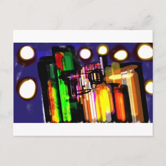 Wolf Nebelwald Postkarte (Vorderseite)