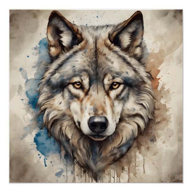 Wolf no 1 Glossy Poster (Vorderseite)