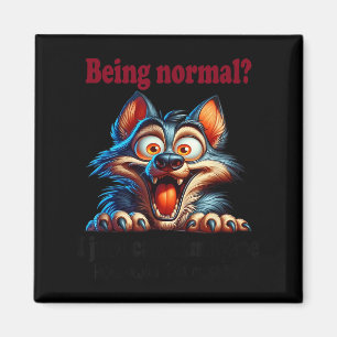 Wolf normal zu sein Ich kann mir einfach nicht vor Magnet