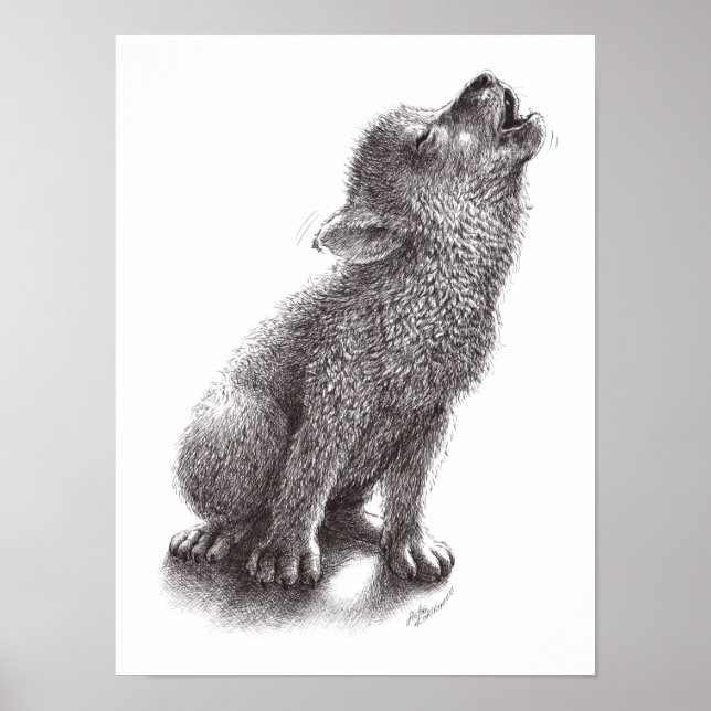 Wolf oder Dog Poster (Vorne)