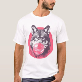 Wolf ohne Brille und Kaugummi T-Shirt