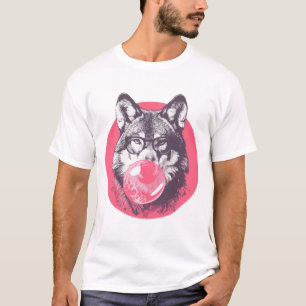 Wolf ohne Brille und Kaugummi T-Shirt