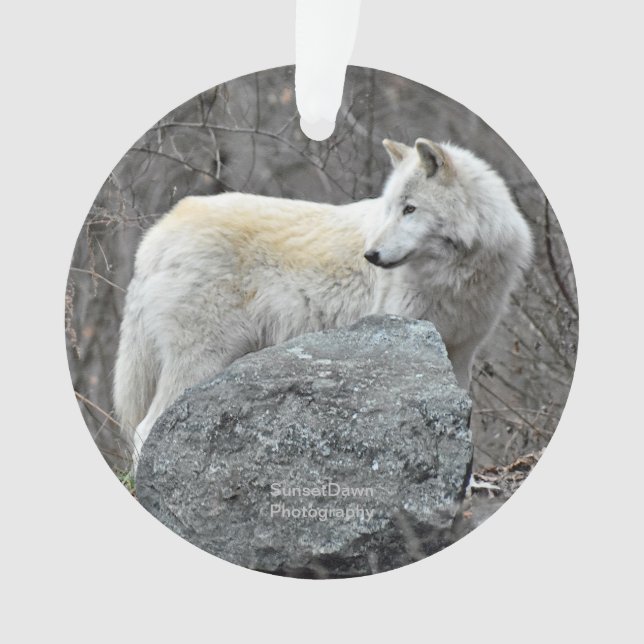Wolf Ornament (Vorderseite)