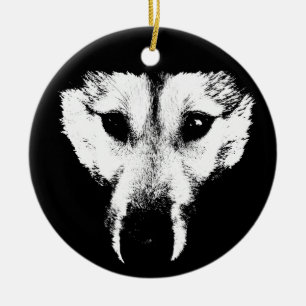 Wolf Ornament Wolf Dog Keepake Dog Geschenke