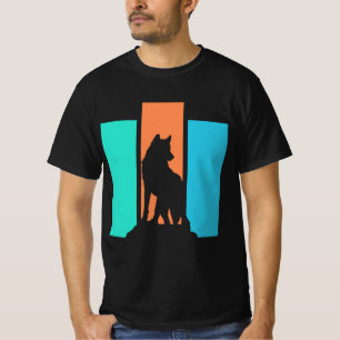 Wolf Outdoor Nature Silhouette T-Shirt
