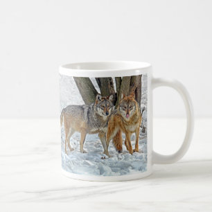 Wolf-Paar-Tasse Tasse