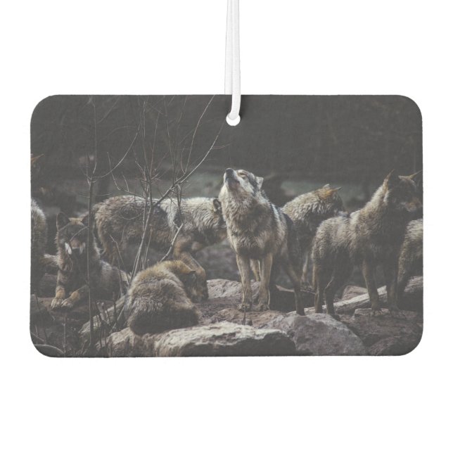 Wolf Pack Autolufterfrischer (Vorderseite)