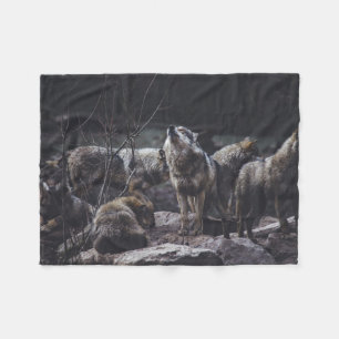 Wolf Pack Fleecedecke