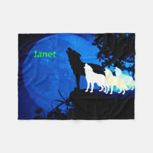 Wolf Pack Fleecedecke