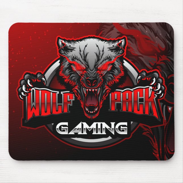 Wolf Pack Gaming-Mauspad Mousepad (Vorne)