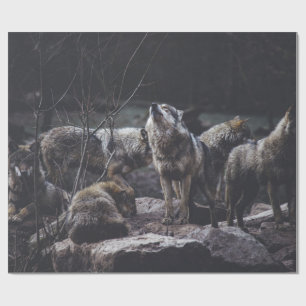Wolf Pack Geschenkpapier