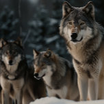 Wolf Pack im Winter Snow Jigsaw Puzzle<br><div class="desc">Tauchen Sie ein in die atemberaubende Schönheit der Natur mit unserem atemberaubenden Puzzle mit einem Rudel Wölfe im Winterschnee. Wenn man dieses raffiniert entworfene Rätsel zusammenspielt, fühlt man sich, als ob man mitten in der Wildnis stehend ist, umgeben von den majestätischen Wesen des Waldes. Unser Puzzle ist nicht nur eine...</div>